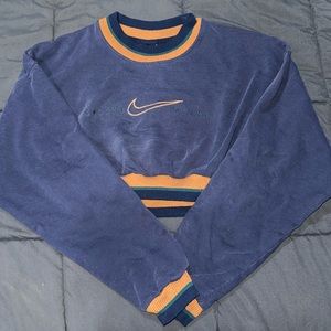 Nike reworked cropped sweater